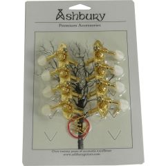 Ashbury A Style Machine Heads, Gold