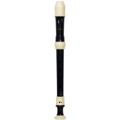 Valentino Descant Recorder, Black/White